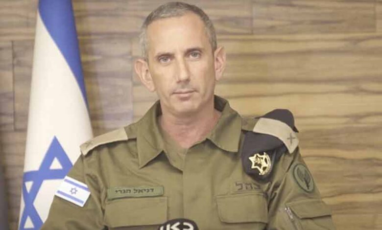 Admiral Daniel Hagari 21 Israeli soldiers killed in single attack in Gaza