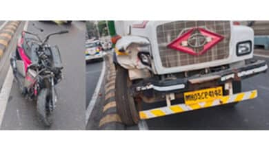 Three riding triple-seat killed as bike rams into truck on Mumbai flyover