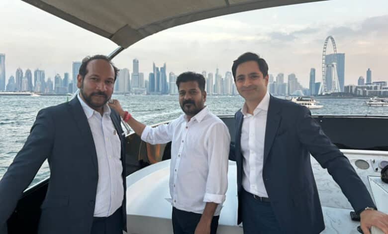 Telangana CM undertakes study trip of Dubai Waterfront