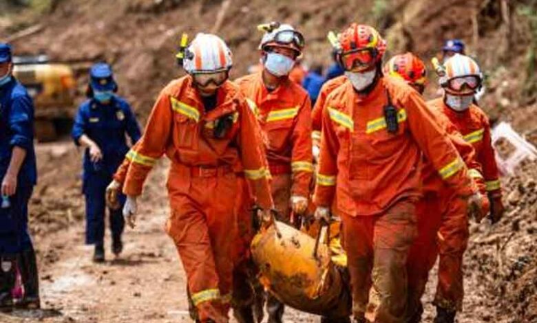 Fatalities in China Landslide Climbs to 20 as Rescue Efforts Continue