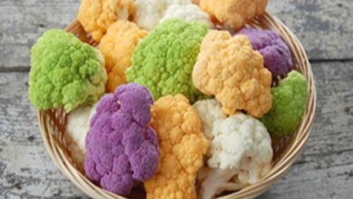 Cauliflowers Embrace a Colorful Makeover: Now Available in Shades of Purple, Yellow, and Green