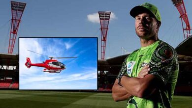 Warner's Grand Entrance: Helicopter Set to Touch Down at SCG for BBL Showdown