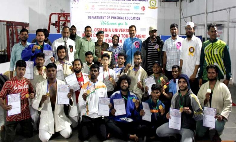 Lords College Institute Triumphs at Osmania University Inter College Judo Championship 2024