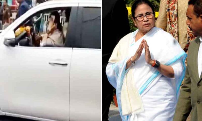 Mamata Banerjee Injured as Her Vehicle Brakes Suddenly