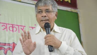 Prakash Ambedkar accuses BJP of using ‘God like EVMs’ for political gains