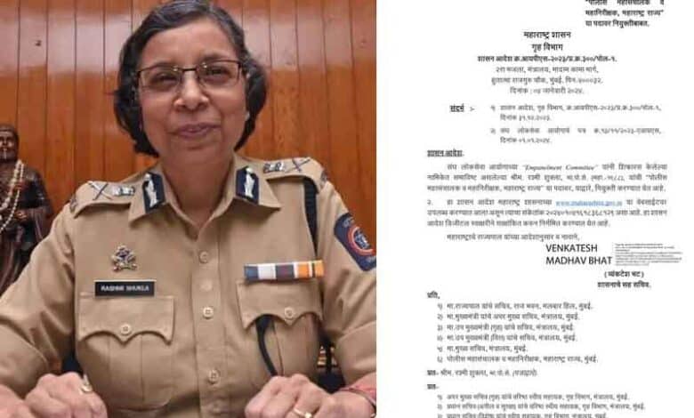 Rashmi Shukla Makes History as the First Woman DGP of Maharashtra