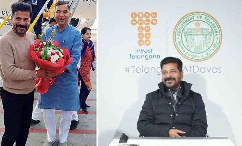 Telangana CM Concludes Inaugural Foreign Tour and Returns Home (video)