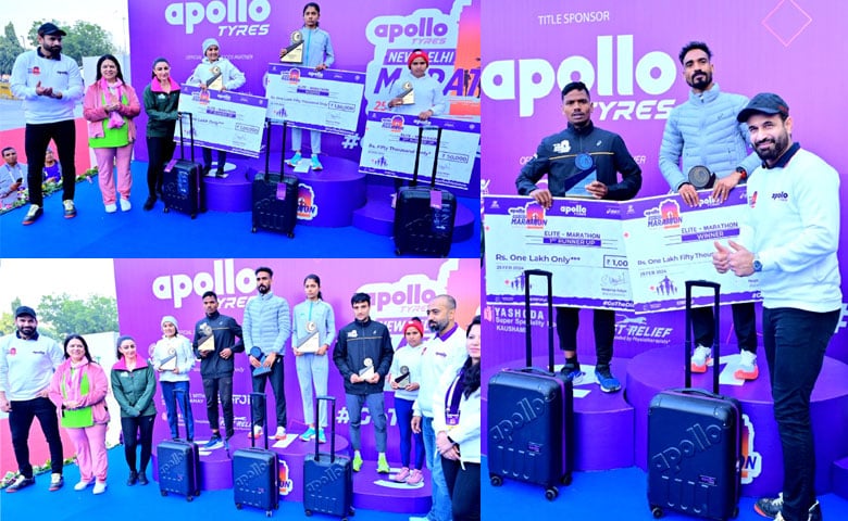 Gopi T Wins Apollo Tyres New Delhi Marathon in Exciting Finish; Ashwini Jadhav Claims Women's Gold