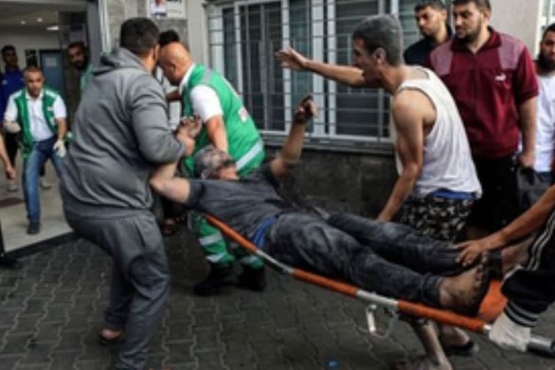 Israeli strikes kill 10 Palestinians waiting for humanitarian Aid Killed in Gaza