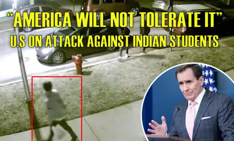 U.S. Condemns Attacks on Indian Students, Declares "America Will Not Tolerate It"