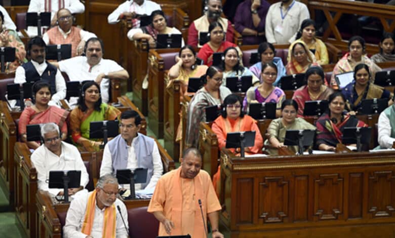 UP assembly reverberates with chants of 'Jai Shri Ram'