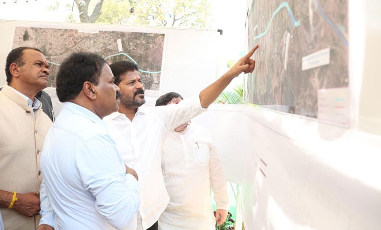 Telangana CM Revanth Reddy Lays Foundation for Elevated Corridor