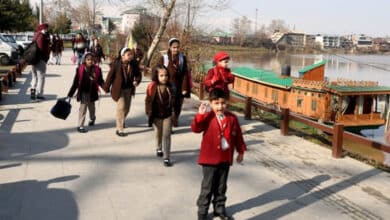 Schools reopen in Kashmir after 3-month winter break