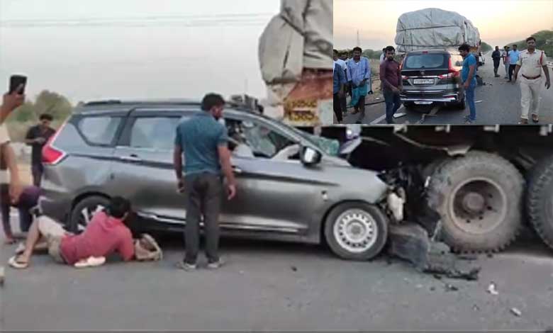 Six of family killed as car rams into parked truck in Telangana