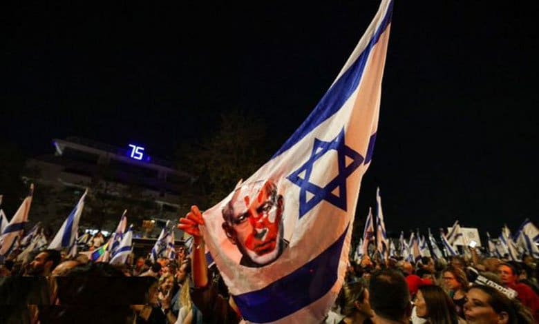 Largest Anti-Netanyahu Protest in Israel Since Gaza Conflict