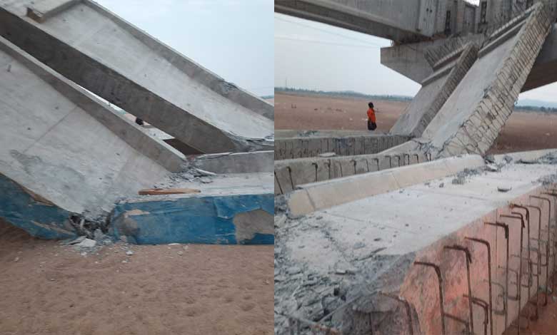 Under-construction bridge collapses in Telangana