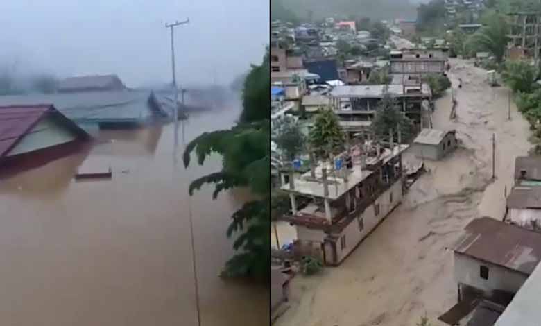 Hundreds affected by floods in Manipur: Video