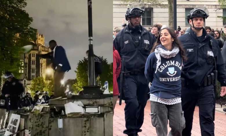 Police clear pro-Palestinian protesters from Columbia University while clashes break out at UCLA