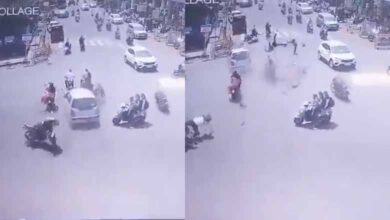 Shocking Live CCTV Footage: Horrific Road Accident, 3 Killed on the Spot