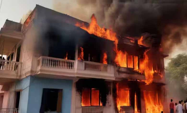 Four of family dead in fire in outer Delhi