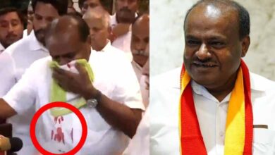 Union Minister Kumaraswamy hospitalized after nose starts bleeding at press meet: Video