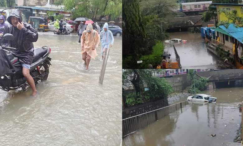 Rain mayhem in Mumbai: Local train and flight services hit; schools shut: Video