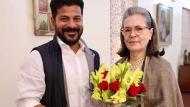 CM Revanth Reddy in Delhi to invite Sonia, Rahul Gandhi for Warangal rally