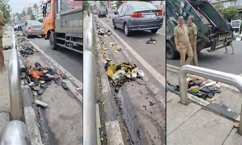 Victory parade aftermath: Water bottles, footwear among trash collected in 2 dumpers, 5 jeeps: Video