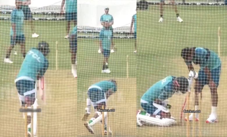 Shahzad's Inswinger Hits Babar Azam, Forcing Him to Momentarily Catch His Breath: Video