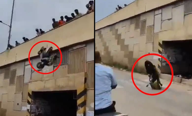 Angry Crowd Throws Scooter Off Bridge After Youth Performs Dangerous Stunts for Reels: Video