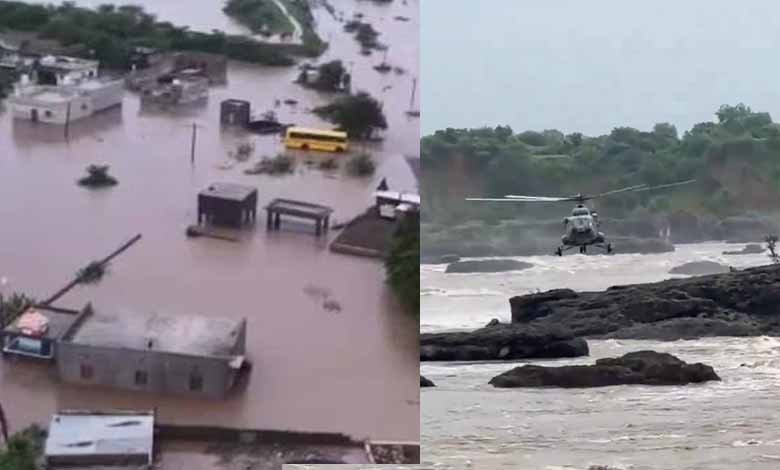 7 dead, 6,000 relocated as torrential rain pounds Gujarat