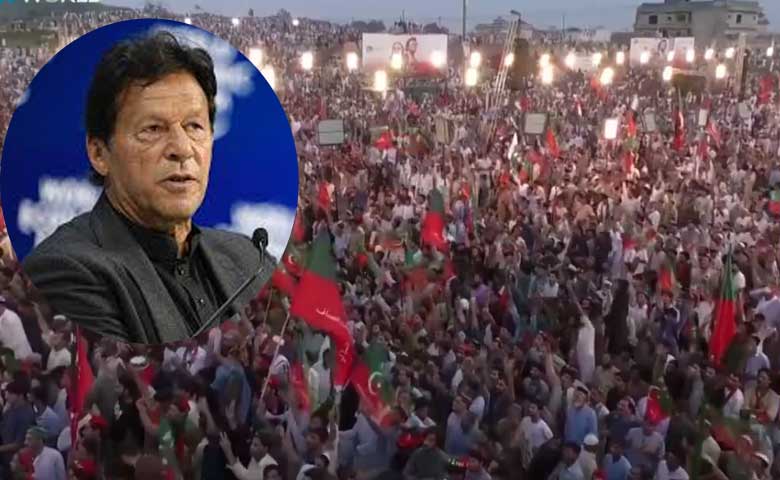 Thousands of supporters of Pakistan's imprisoned ex-Prime Minister Khan rally to demand his release