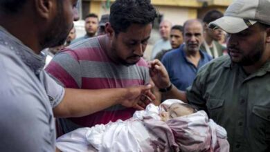 Israeli strike kills 4 Palestinians in an aid convoy to a Gaza hospital. Israel says men were armed