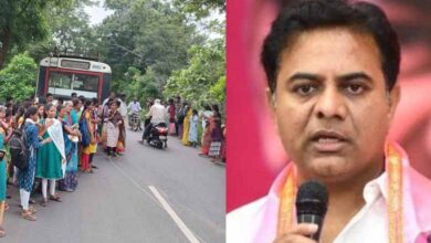 Telangana News | KTR slams govt over overcrowding of TGRTC buses