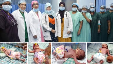 Hyderabad: 26 years old woman gave birth to quadruplets at Mina Multispecialty Hospital Mehdipatnam