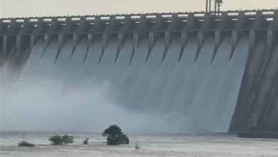 14 crest gates of Nagarjuna Sagar Project lifted as reservoir level rises