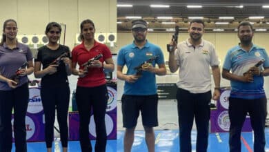 Indian shooters miss finals in skeet and 25m rapid fire pistol event