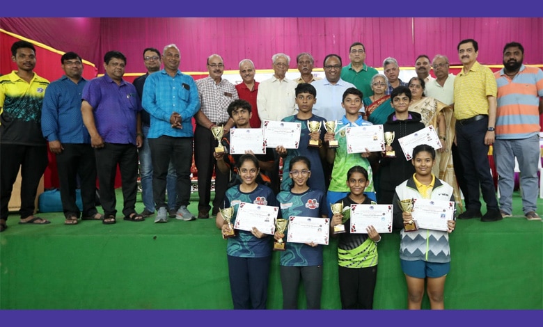 Sree Anish & Sri Saanvi Kamarapu Emerge Victorious in Telangana State Ranking Table Tennis League Championship 2024