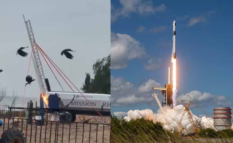 India's first reusable hybrid rocket launch mission success