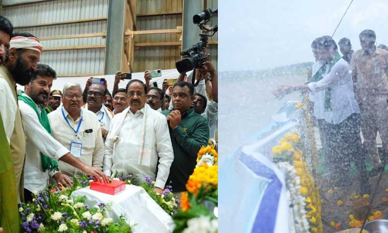 Telangana CM inaugurates Sitarama Lift irrigation Scheme in Bhadradri Kothagudem