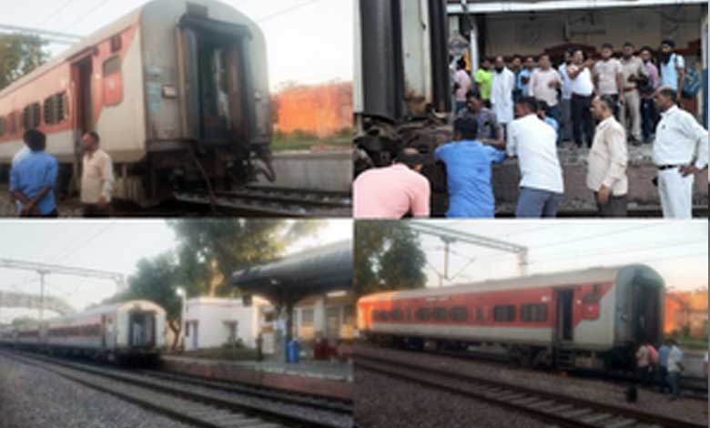 Major accident averted as Kisan Express split into two parts in UP's Bijnor