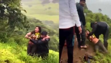 Viral Video Captures Young Woman Falling into Gorge While Taking Selfie; Rescued Safely