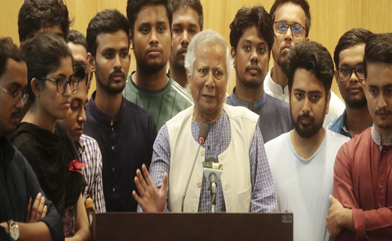 Nobel laureate Muhammad Yunus takes oath as head of Bangladesh's interim government