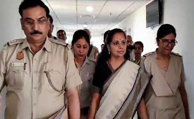 Telangana News | Excise policy cases: SC seek responses from CBI, ED on BRS leader K Kavitha's bail pleas