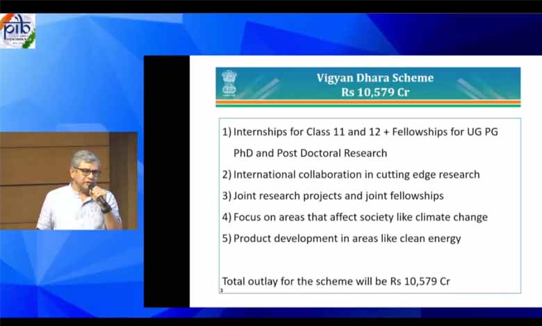 Cabinet merges 3 umbrella schemes into ‘Vigyan Dhara’ Central scheme