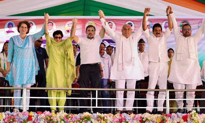 Change those who speak about 'changing' Constitution: Priyanka Gandhi in Haryana