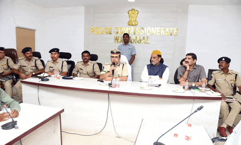 Warangal Police Commissioner Stresses Peace and Unity Ahead of Milad-un-Nabi and Ganesh Visarjan