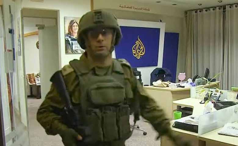 Israel closes Al Jazeera office in West Bank