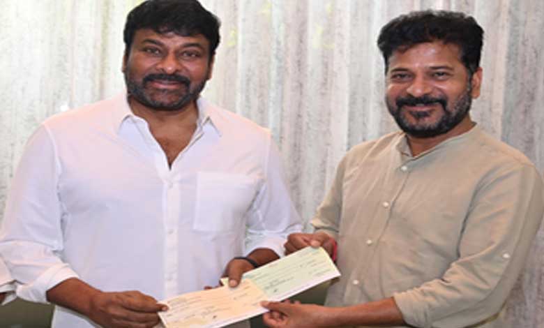 Chiranjeevi donates Rs 50 lakh to Telangana CM Relief Fund