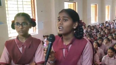 Students Protest Against Poor Food Quality at BC Gurukula Girls' School in Haliya